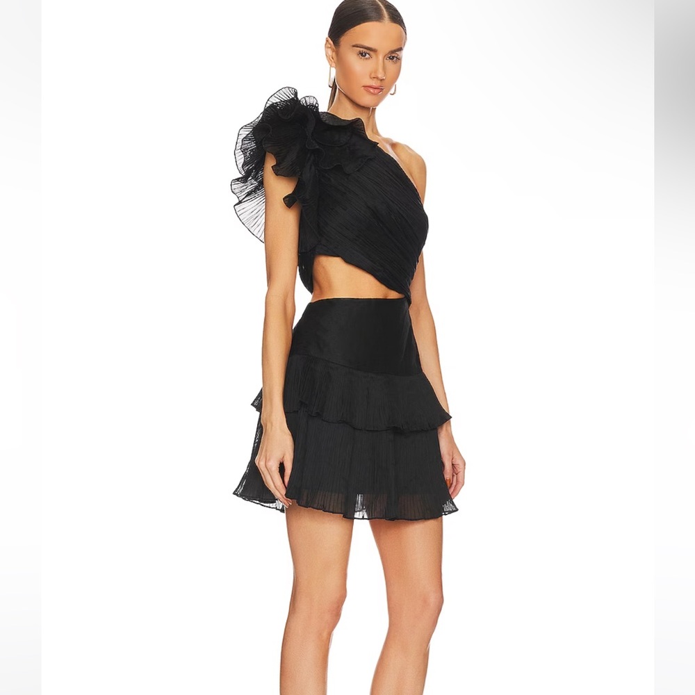 Revolve ELLIATT Ideals Mini Dress in Black size M - Picture 2 of 4